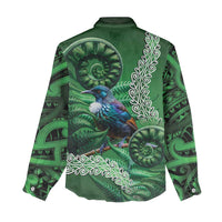 Tui Bird Koru Silver Fern Aotearoa Women Casual Shirt