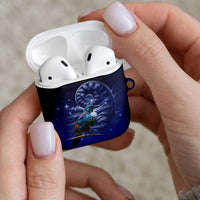 Tui Bird Matariki Galaxy AirPods Case Koru Silver Fern Aotearoa