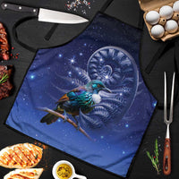 Tui Bird Matariki Galaxy Apron Koru Silver Fern Aotearoa