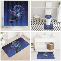 Tui Bird Matariki Galaxy Bathroom Set Koru Silver Fern Aotearoa