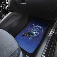 Tui Bird Matariki Galaxy Car Mats Koru Silver Fern Aotearoa