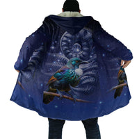 Tui Bird Matariki Galaxy Cloak Koru Silver Fern Aotearoa