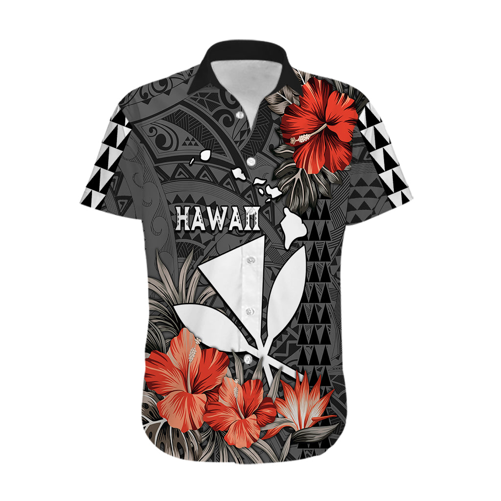 Hawaii Kanaka Maoli Hawaiian Shirt Polynesian Vintage Vibes LT9 Black - Polynesian Pride