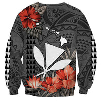 Personalised Hawaii Kanaka Maoli Sweatshirt Polynesian Vintage Vibes LT9 - Polynesian Pride