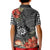 Personalised Hawaii Shaka Surf Hand Sign Kid Polo Shirt Polynesian Vintage Vibes LT9 - Polynesian Pride