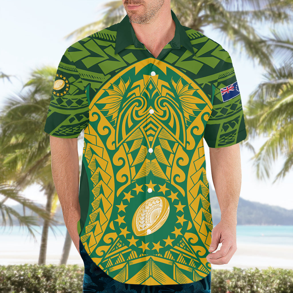 Cook Islands Rugby Hawaiian Shirt Kukis Athletic Style LT9 - Polynesian Pride