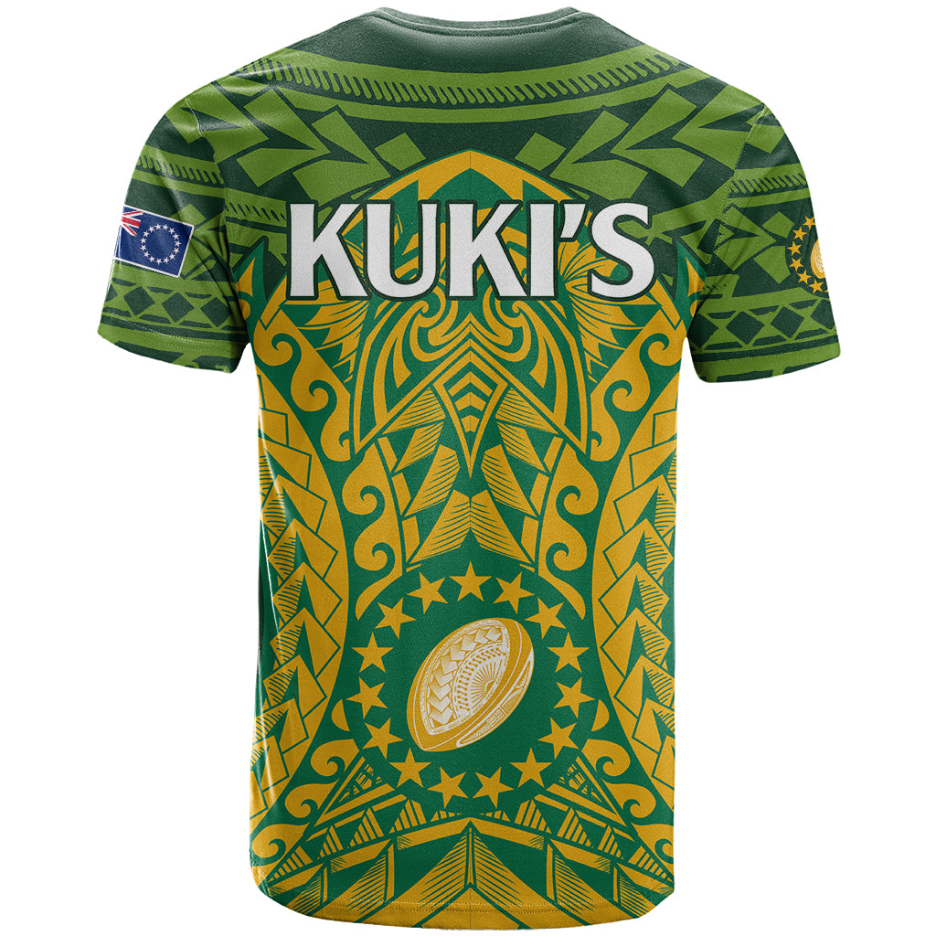 Cook Islands Rugby T Shirt Kukis Athletic Style LT9 - Polynesian Pride