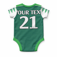 Cook Islands Rugby Custom Baby Onesie Polynesian Pattern No1 LT9 - Polynesian Pride