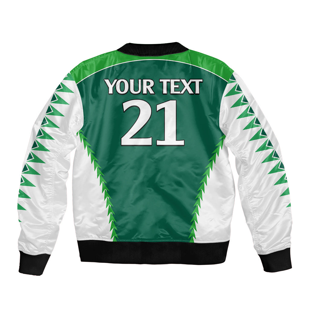 Personalised Polynesian Pride Cook Islands Rugby Bomber Jacket No1 LT9 - Polynesian Pride