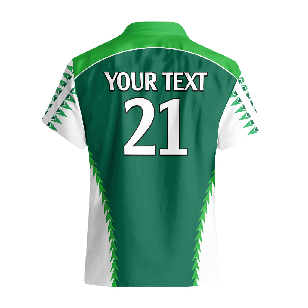 Personalised Polynesian Pride Cook Islands Rugby Hawaiian Shirt No1 LT9 - Polynesian Pride