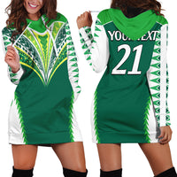 Personalised Polynesian Pride Cook Islands Rugby Hoodie Dress No1 LT9 - Polynesian Pride