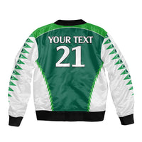 Personalised Polynesian Pride Cook Islands Rugby Sleeve Zip Bomber Jacket No1 LT9 - Polynesian Pride