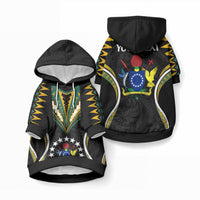 Personalised Polynesian Pride Cook Islands Pet Hoodie Tribal Wave Style LT9 Pullover Black - Polynesian Pride