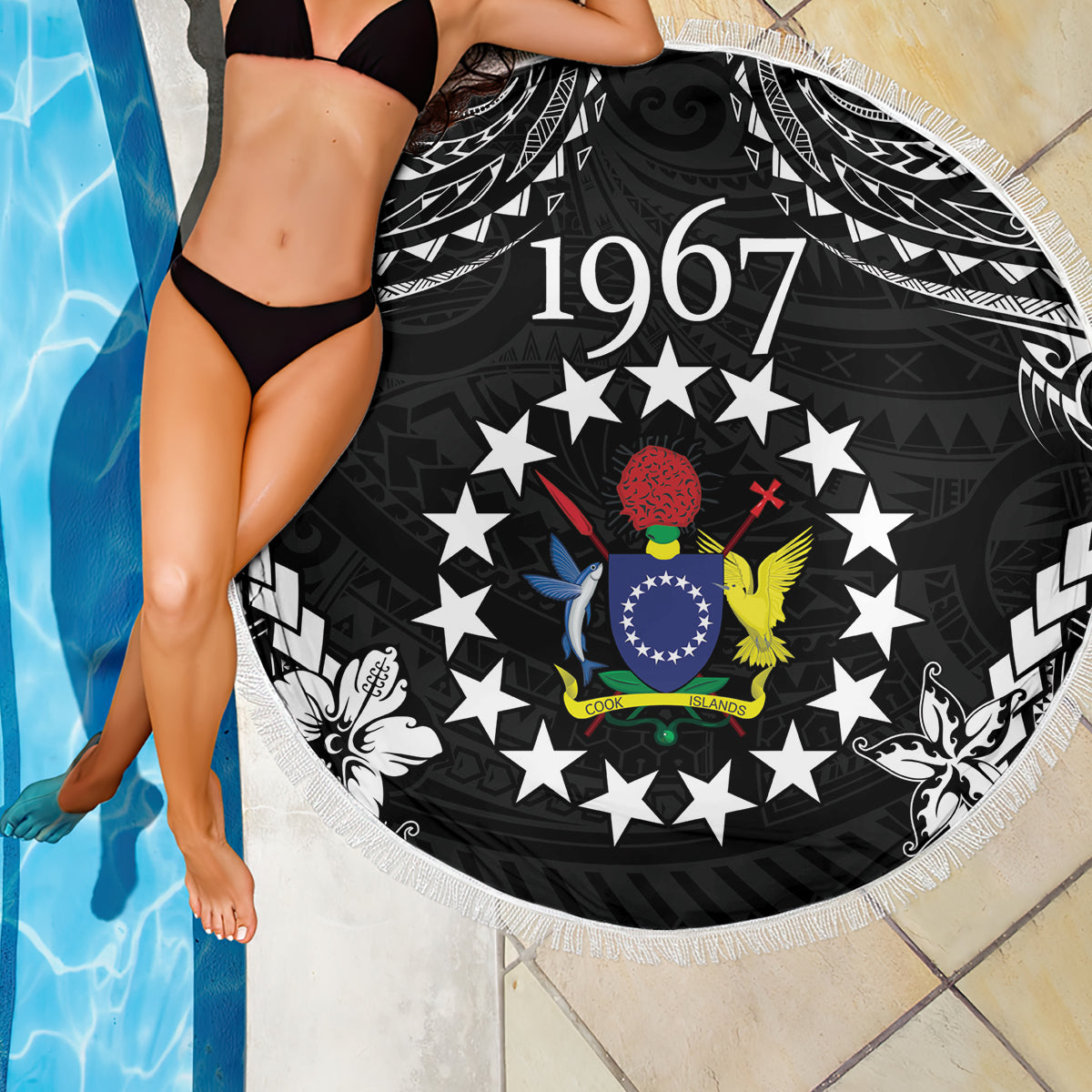 Cook Islands Ra o te Ui Ariki Est 1967 Beach Blanket