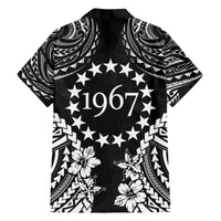 Cook Islands Ra o te Ui Ariki Est 1967 Family Matching Short Sleeve Bodycon Dress and Hawaiian Shirt LT9 - Polynesian Pride