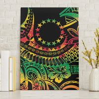 Cook Islands 15 Stars Canvas Wall Art Kuki Airani Polynesian Tribal Wave Tattoo