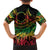 Cook Islands 15 Stars Family Matching Short Sleeve Bodycon Dress and Hawaiian Shirt Kuki Airani Polynesian Tribal Wave Tattoo