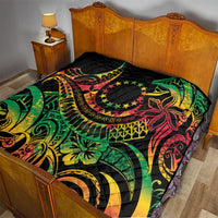 Cook Islands 15 Stars Quilt Kuki Airani Polynesian Tribal Wave Tattoo