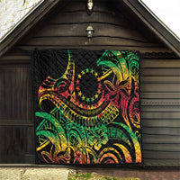 Cook Islands 15 Stars Quilt Kuki Airani Polynesian Tribal Wave Tattoo