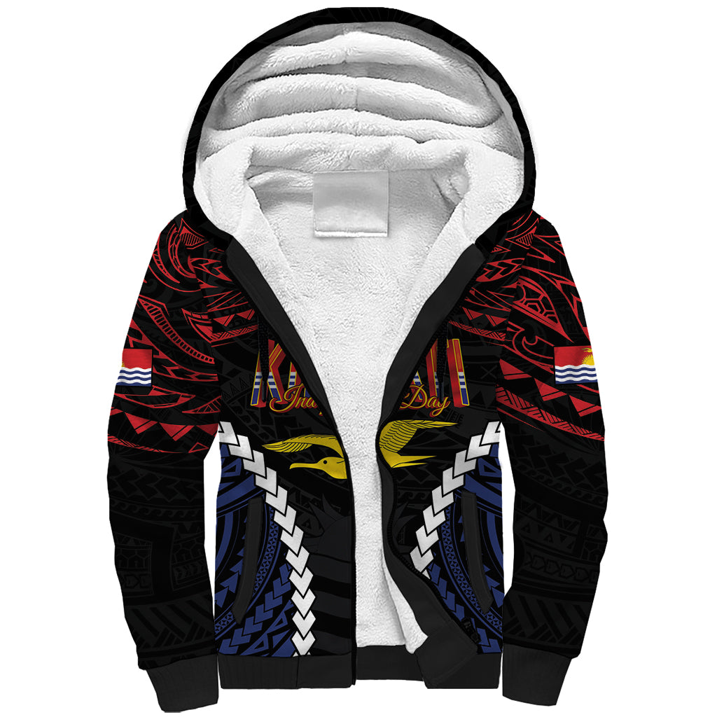 Kiribati 45th Anniversary Independence Day Sherpa Hoodie Since 1979