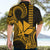 Custom King Kamehameha Day Hawaii Hawaiian Shirt Paradise of the Pacific Tribal Kakau - Gold LT9 - Polynesian Pride