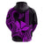 Custom King Kamehameha Day Hawaii Hoodie Paradise of the Pacific Tribal Kakau Purple LT9 - Polynesian Pride