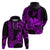 Custom King Kamehameha Day Hawaii Hoodie Paradise of the Pacific Tribal Kakau Purple LT9 - Polynesian Pride