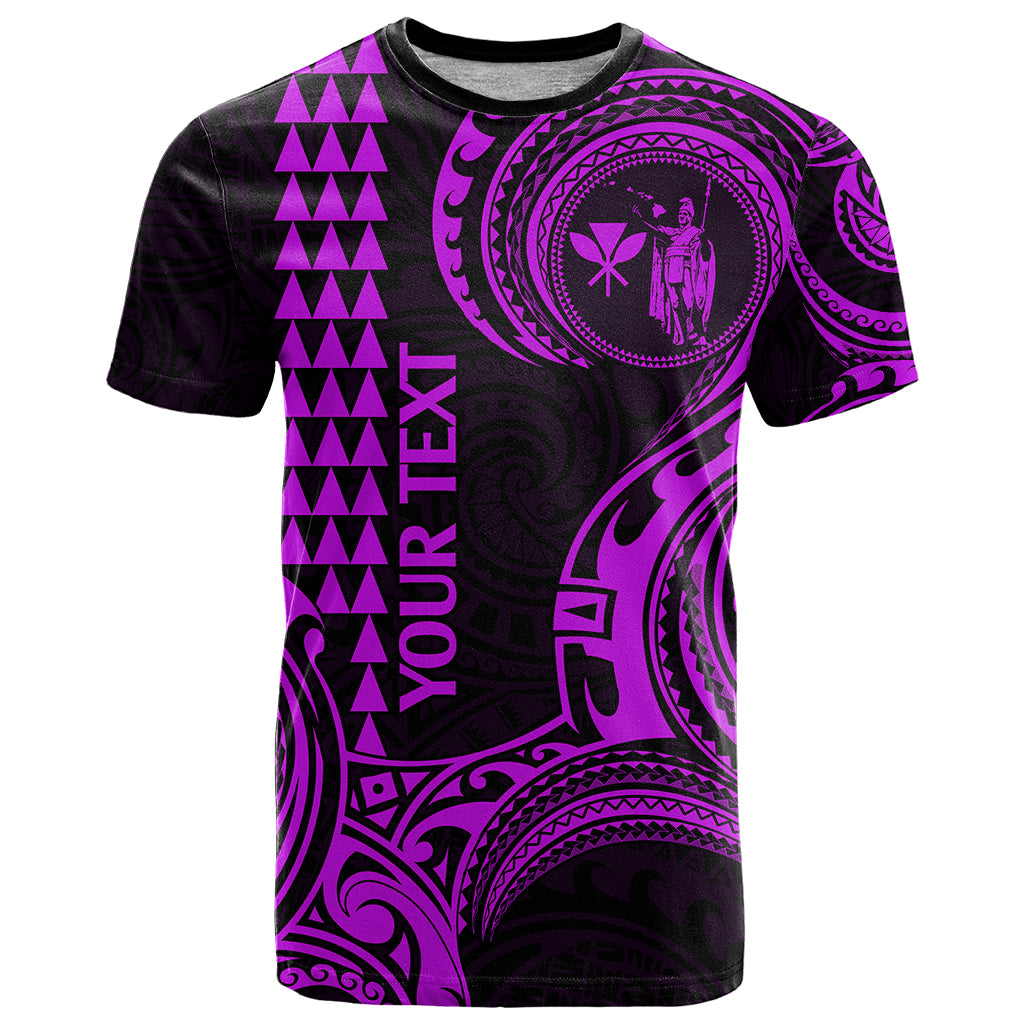 Custom King Kamehameha Day Hawaii T Shirt Paradise of the Pacific Tribal Kakau Purple LT9 Purple - Polynesian Pride