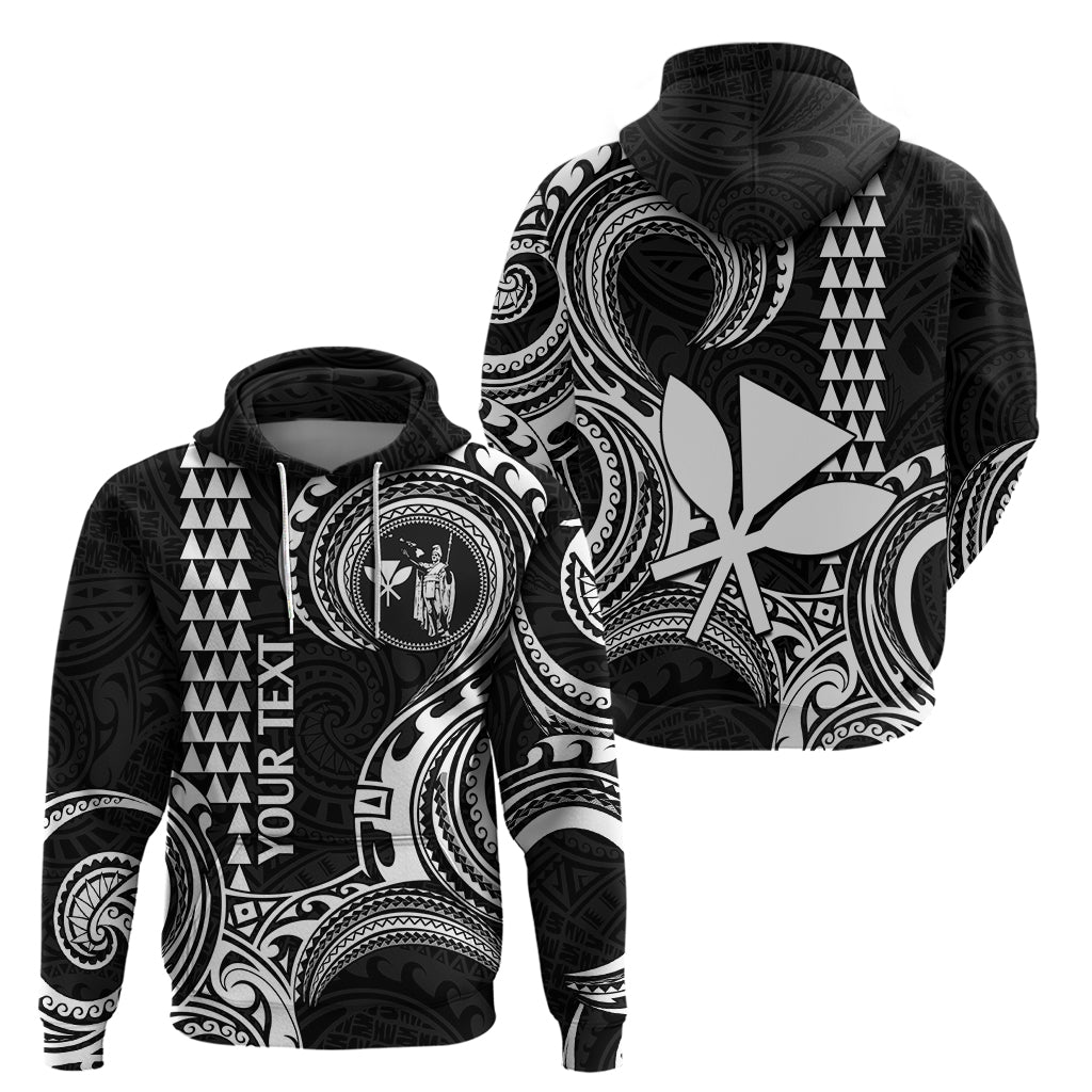 Custom King Kamehameha Day Hawaii Hoodie Paradise of the Pacific Tribal Kakau White LT9 - Polynesian Pride