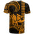 King Kamehameha Day Hawaii T Shirt Paradise of the Pacific Tribal Kakau with Kanaka Maoli Gold LT9 - Polynesian Pride