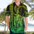 King Kamehameha Day Hawaii Hawaiian Shirt Paradise of the Pacific Tribal Kakau with Kanaka Maoli - Lime LT9 - Polynesian Pride