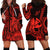 King Kamehameha Day Hawaii Hoodie Dress Paradise of the Pacific Tribal Kakau with Kanaka Maoli - Red LT9 - Polynesian Pride