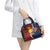 Flag of Kiribati Polynesian Pattern Shoulder Handbag Est 1979 With Tropical Flowers