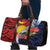 Flag of Kiribati Polynesian Pattern Travel Bag Est 1979 With Tropical Flowers - Polynesian Pride
