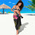 Kiribati Independence Day Personalised Sarong Gold Frigatebird with Polynesian Pattern