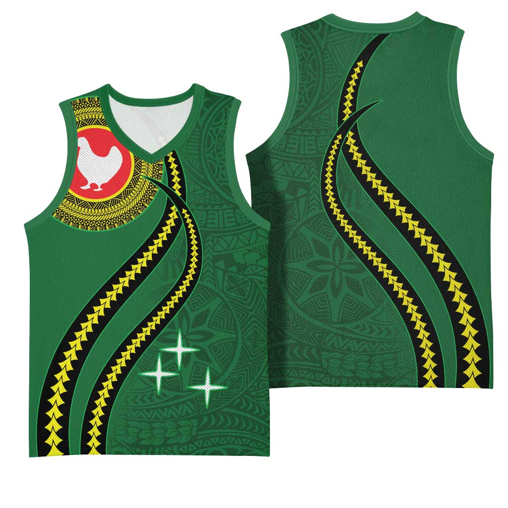 Manua Islands Polynesian Style Basketball Jersey - Polynesian Pride