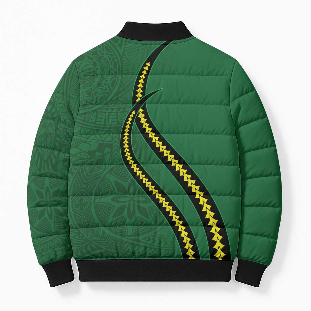 Manua Islands Polynesian Style Bomber Puffer Jacket - Polynesian Pride