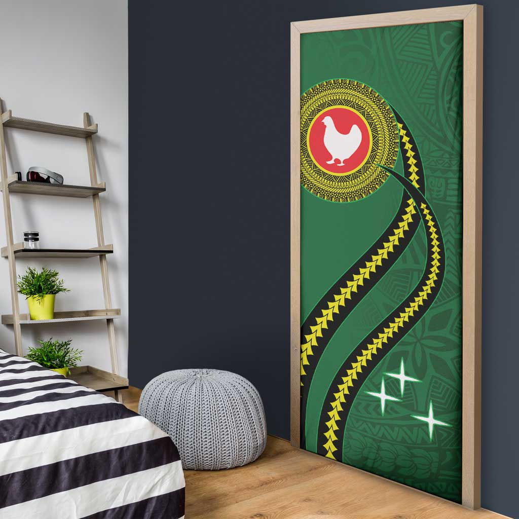 Manua Islands Polynesian Style Door Cover - Polynesian Pride