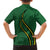 Manua Islands Polynesian Style Family Matching Long Sleeve Bodycon Dress and Hawaiian Shirt