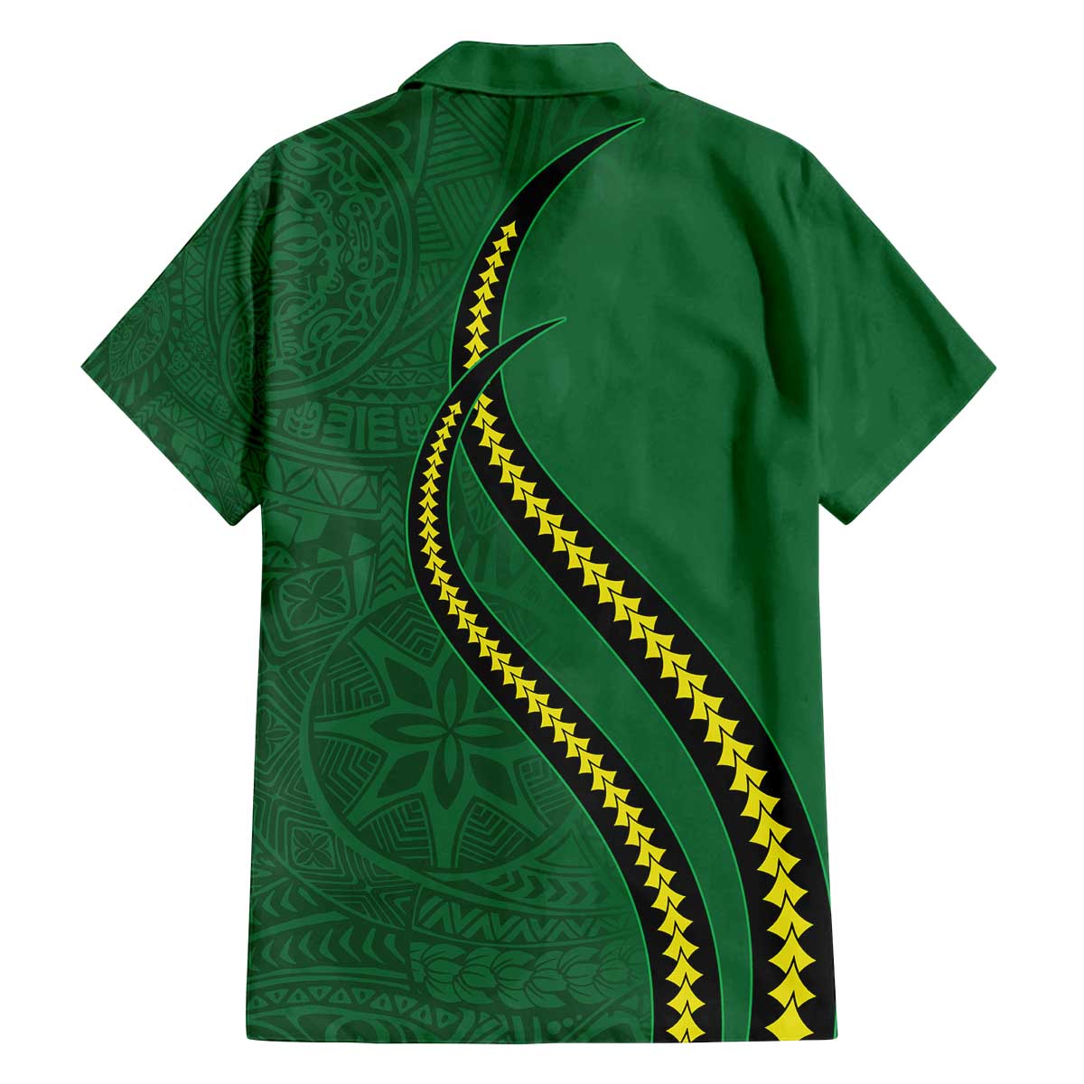 Manua Islands Polynesian Style Family Matching Off The Shoulder Long Sleeve Dress and Hawaiian Shirt