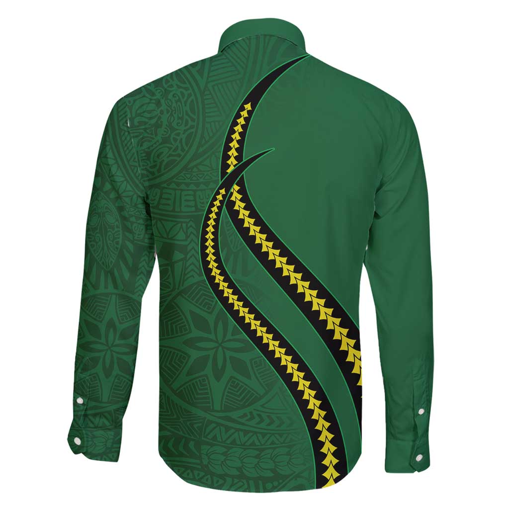 Manua Islands Polynesian Style Family Matching Puletasi and Hawaiian Shirt