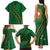 Manua Islands Polynesian Style Family Matching Tank Maxi Dress and Hawaiian Shirt