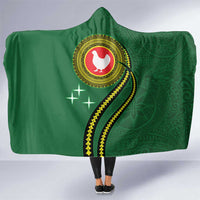 Manua Islands Polynesian Style Hooded Blanket