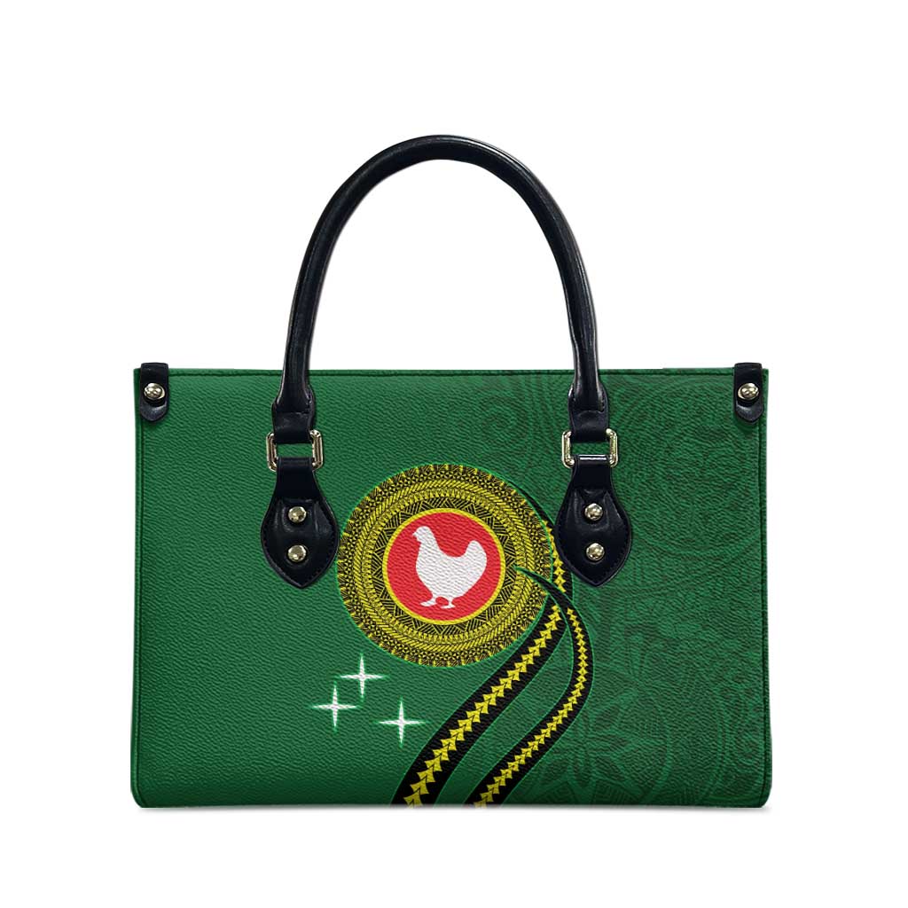 Manua Islands Polynesian Style Leather Bag - Polynesian Pride