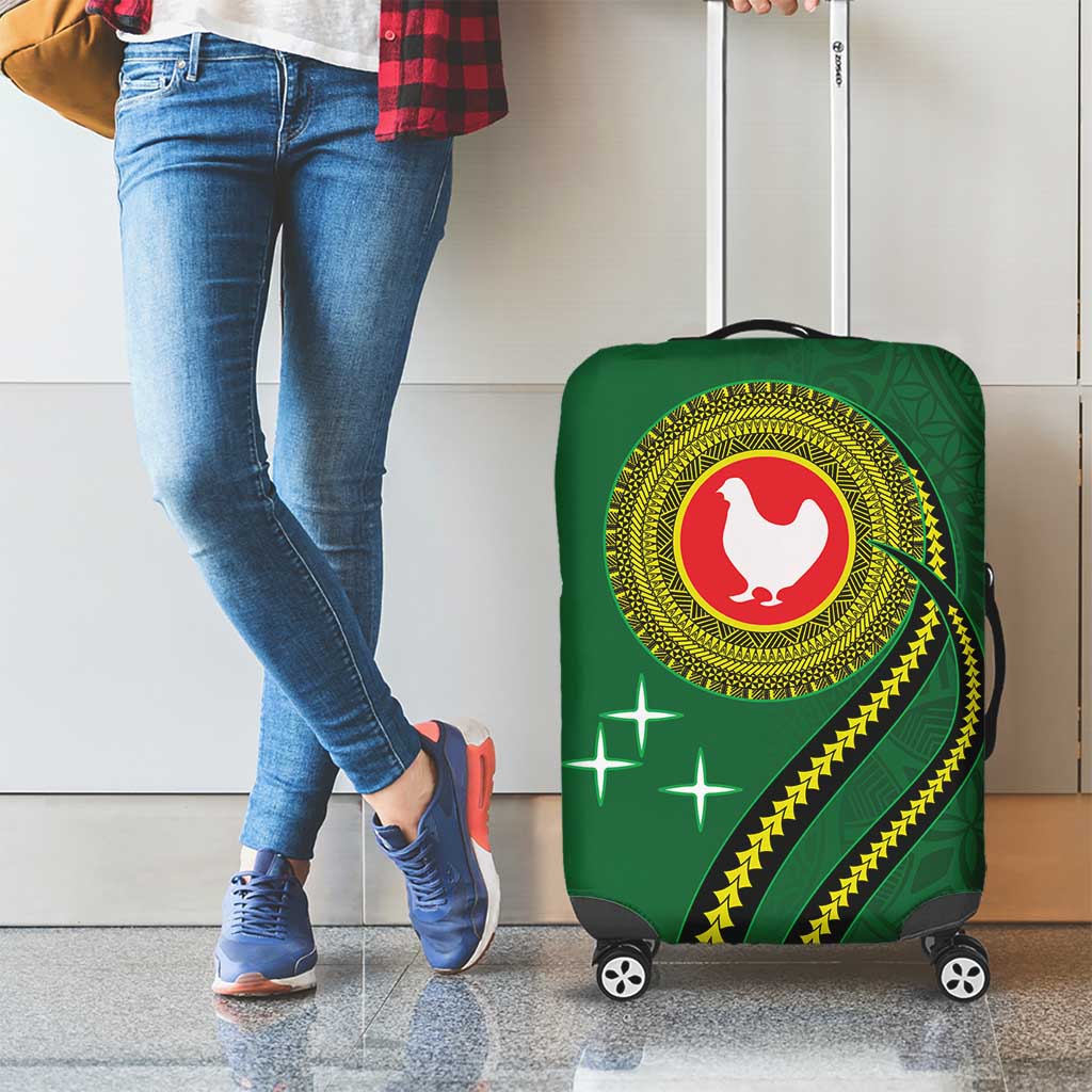 Manua Islands Polynesian Style Luggage Cover