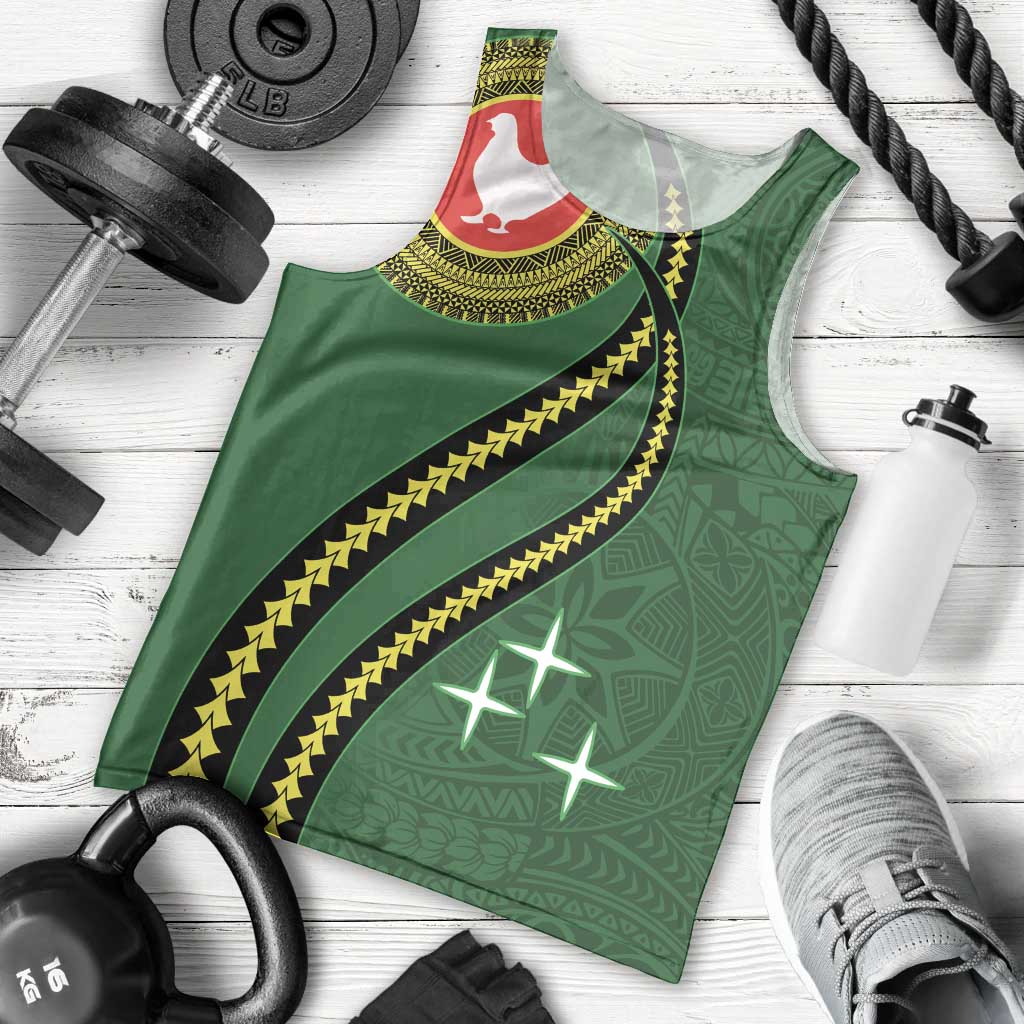 Manua Islands Polynesian Style Men Tank Top
