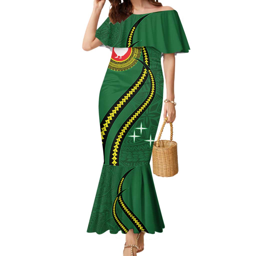 Manua Islands Polynesian Style Mermaid Dress