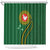 Manua Islands Polynesian Style Shower Curtain