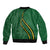Manua Islands Polynesian Style Sleeve Zip Bomber Jacket