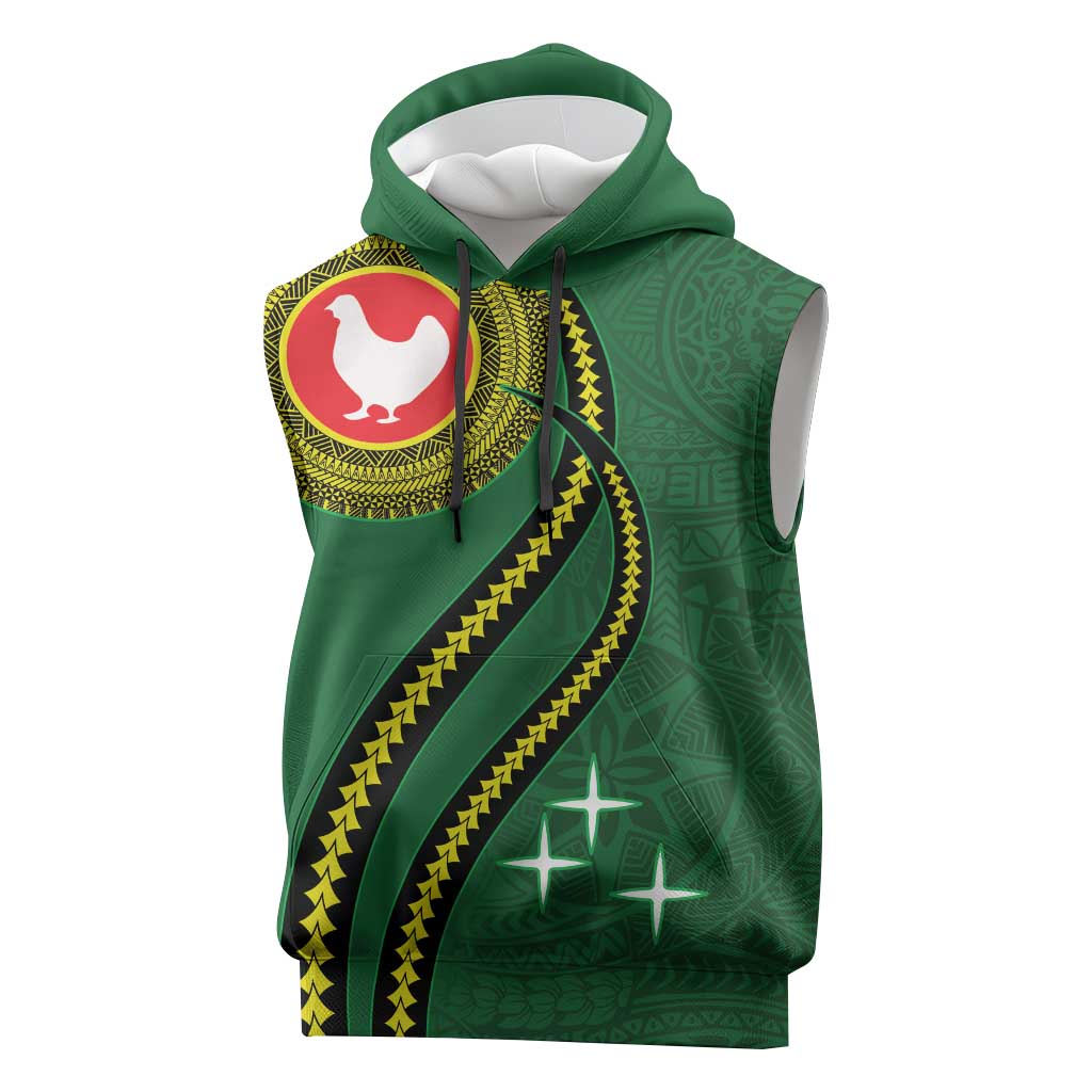 Manua Islands Polynesian Style Sleeveless Hoodie - Polynesian Pride